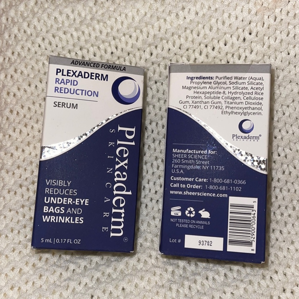 Plexaderm Rapid Reduction Serum New/Sealed